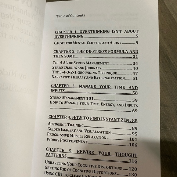 Stop Overthinking Book - Picture 3 of 4